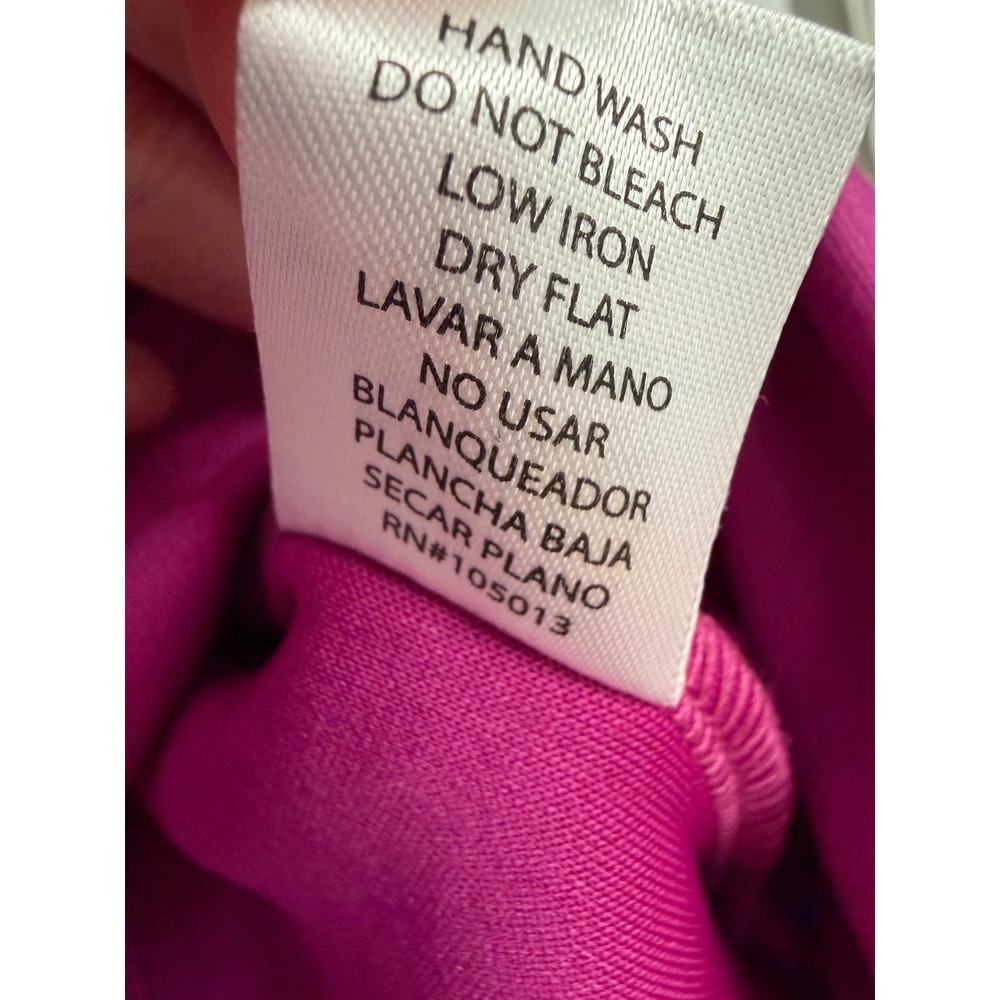 Dear Scarlett Womens Magenta Quarter Zip Pullover Sweatshirt‎ TRV-HAMPTONS Small - Picture 4 of 12